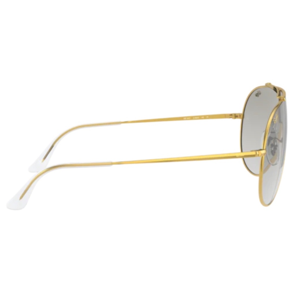 RAY-BAN WINGS RB3597 Aviator Shield Silver-Mirror/Gold (NEW) RARE $250 MSRP - Picture 2 of 6